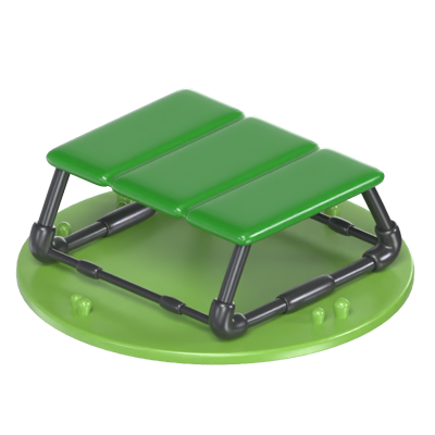 Folding Table 3D Model 3D Graphic