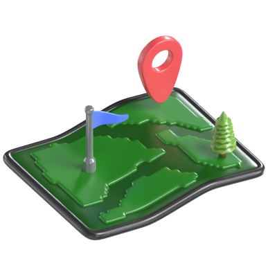 Map 3D Model 3D Graphic