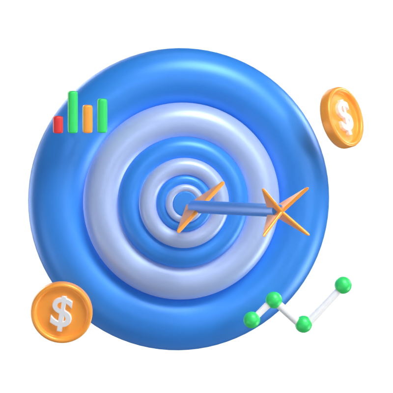 Business Target 3D-Modell 3D Graphic