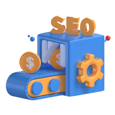 SEO Machine 3D Model 3D Graphic