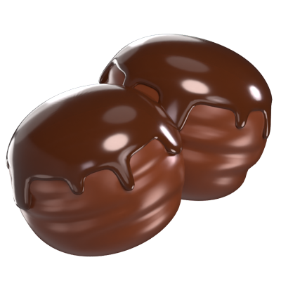 Chocolate Balls 3D Model 3D Graphic