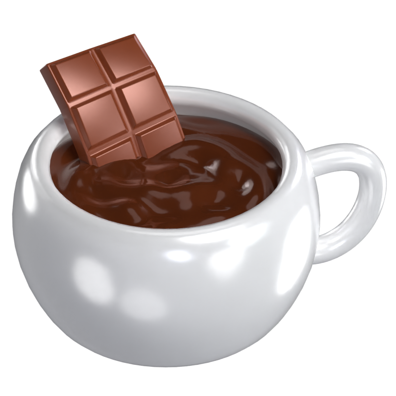 Taza de chocolate Modelo 3D