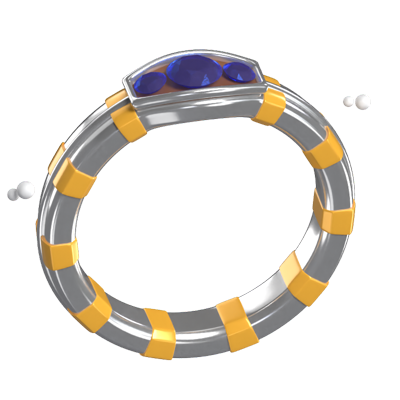 Gem Ring 3D Model 3D Graphic