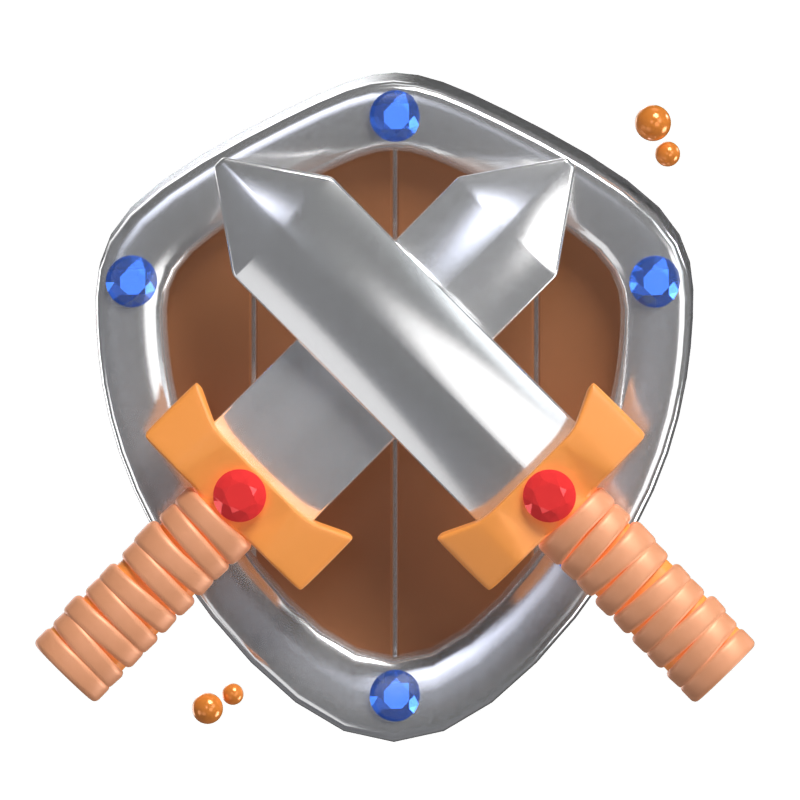 Modelo 3D de ataque y defensa