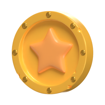 Gold Coin 3D Model 3D Graphic