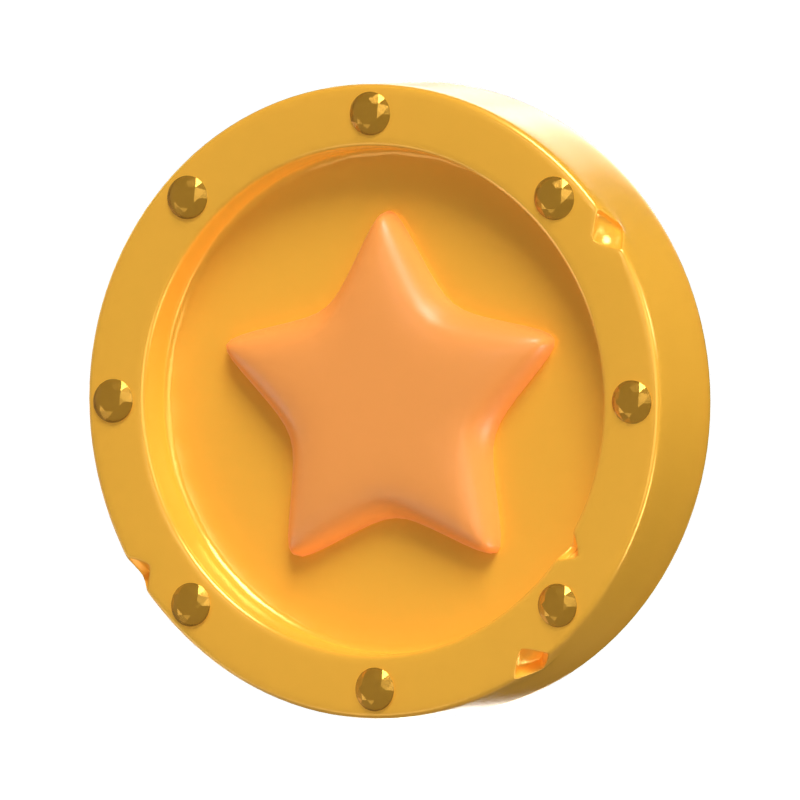 Gold Coin 3D Model