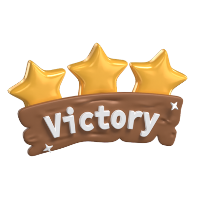 Victory Badge 3D Model 3D Graphic