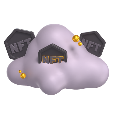 NFT Cloud 3D Model 3D Graphic