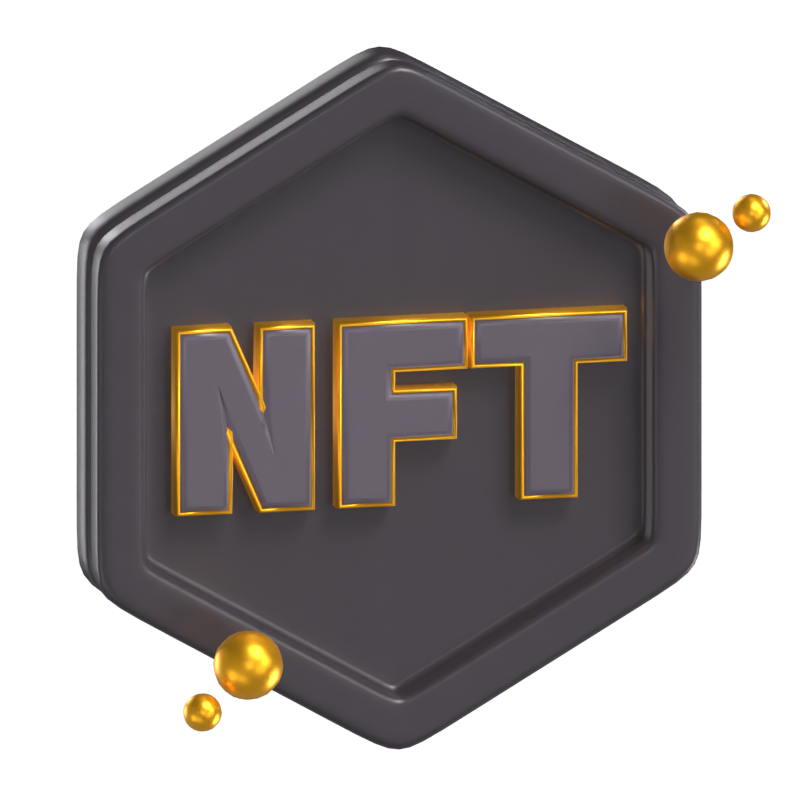 Emblema NFT Modelo 3D 3D Graphic