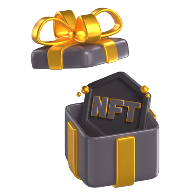 NFT Giftbox Modelo 3D 3D Graphic