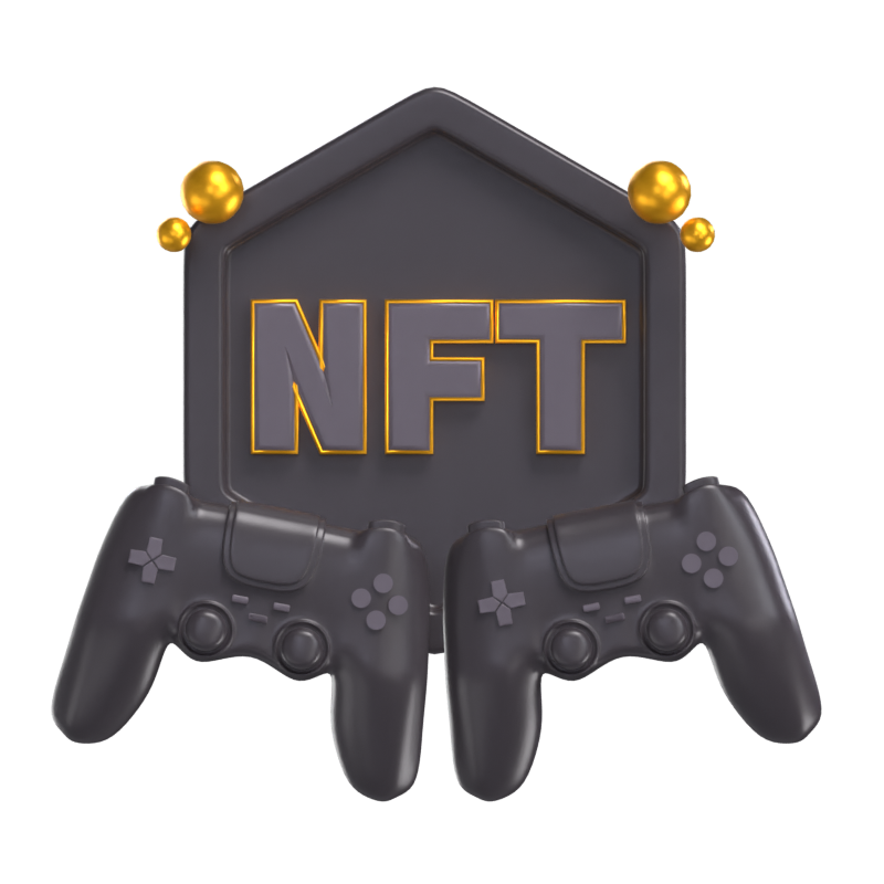 NFT Spiel 3D Modell 3D Graphic