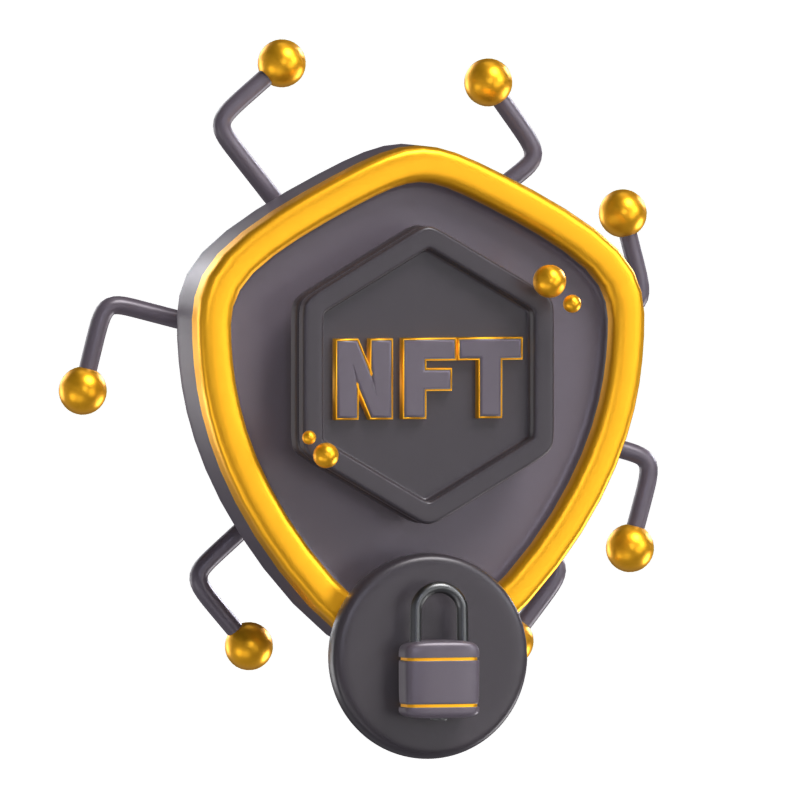 NFT Protection 3D Model 3D Graphic