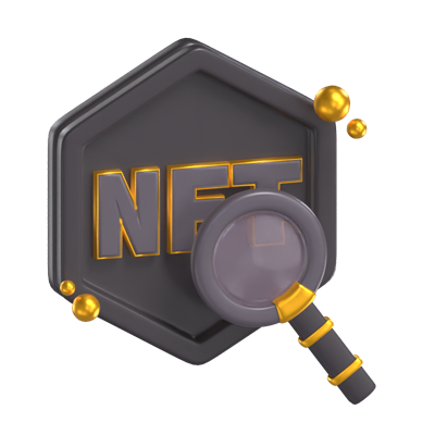 NFT Search 3D Model 3D Graphic