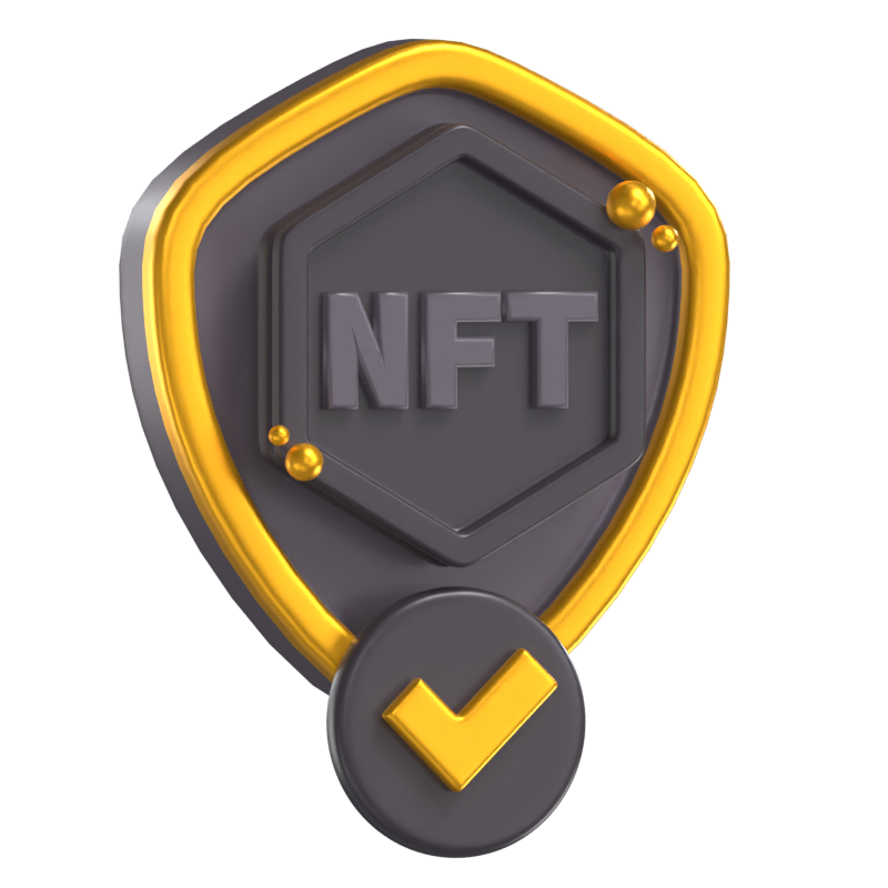 NFT Security 3D Model 3D Graphic