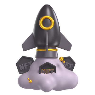 NFT Startup 3D Model 3D Graphic