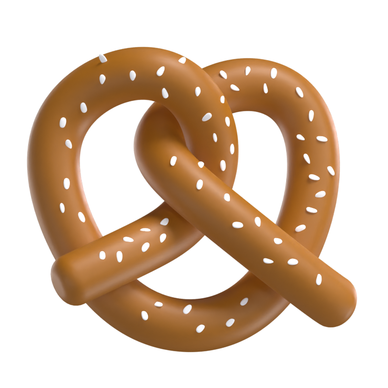 Pretzel 3D Model 3D Graphic