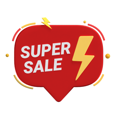 Super Sale 3D Illustration 3D Graphic