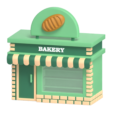 bäckerei laden 3d modell 3D Graphic