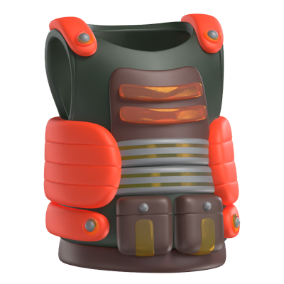 Bulletproff Vest 3D Model 3D Graphic