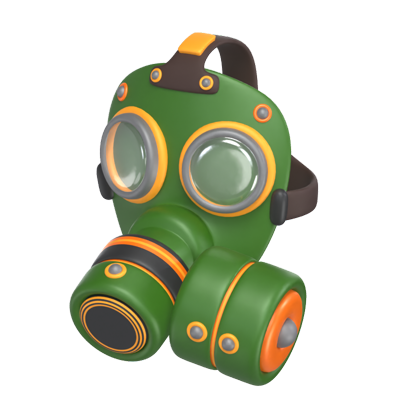 Gas Mask 3D Model 3D Graphic