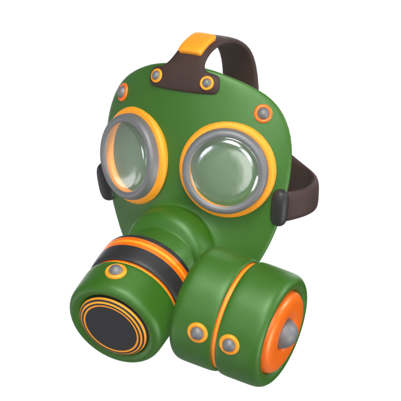 Gas Mask 3D Model 3D Graphic