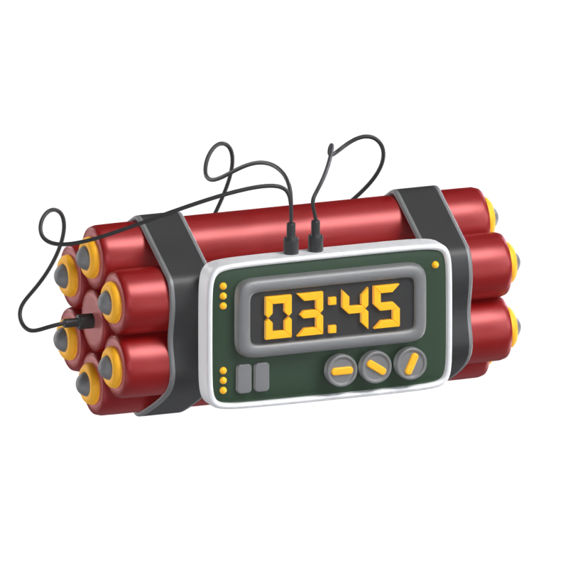 Time Bomb 3D Model 3D Graphic