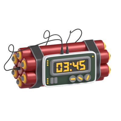 Time Bomb 3D Model 3D Graphic