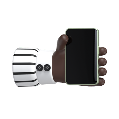 Hand Hold Phone 3D Model 3D Graphic