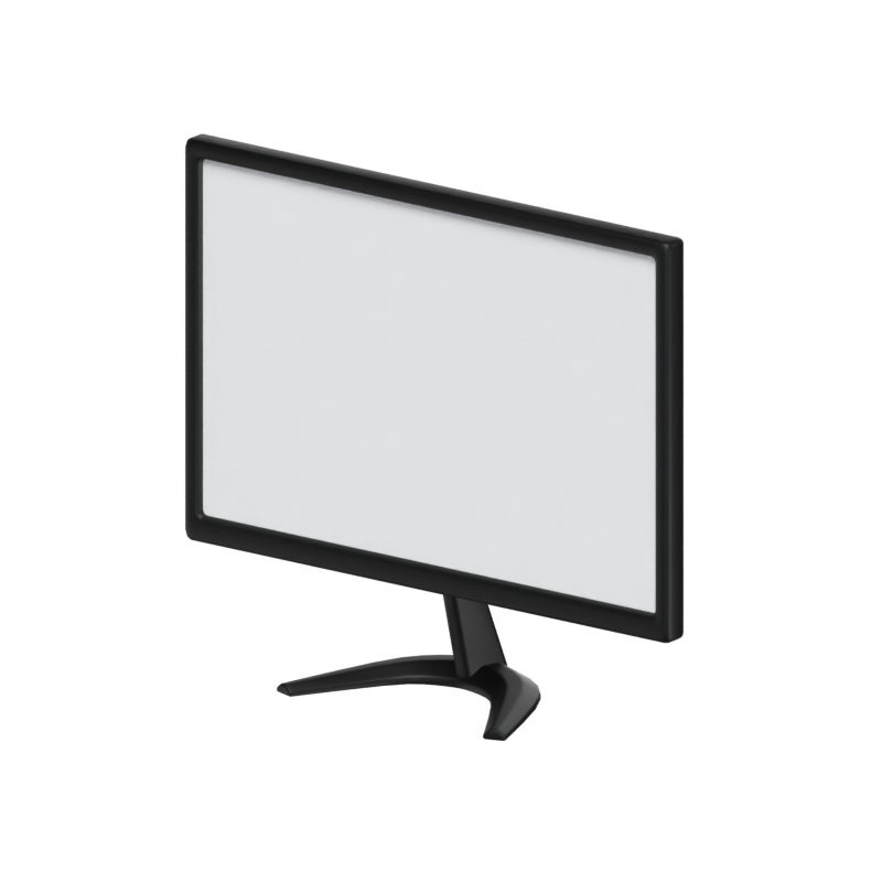 Monitor 3D-Modell