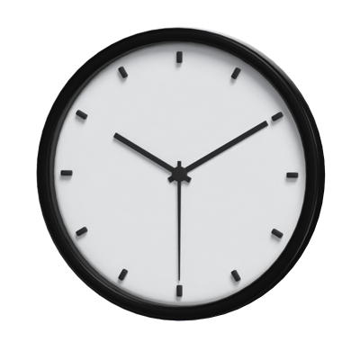 Wall Clock 3D Model 3D Graphic