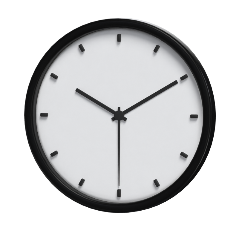 Wall Clock 3D Model