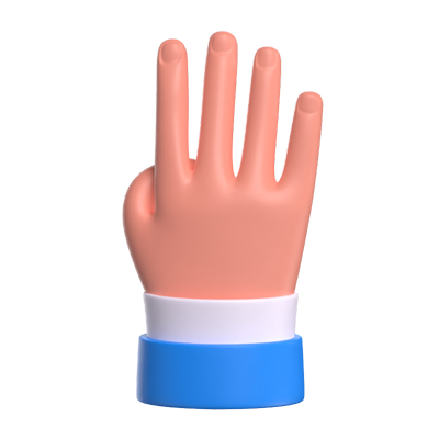 modelo 3d do four fingers 3D Graphic