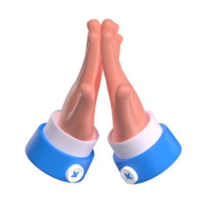 High Five 3D Model 3D Graphic