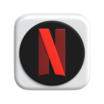 Netflix 3D Model 3D Graphic