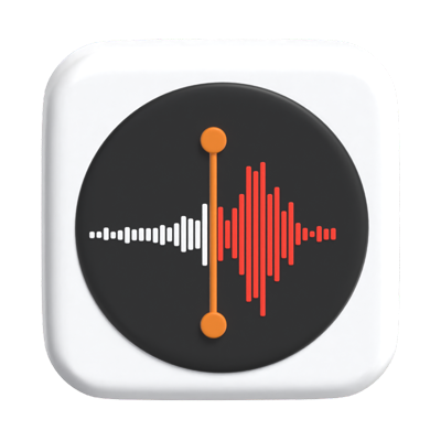 Voice Memos 3D Model 3D Graphic