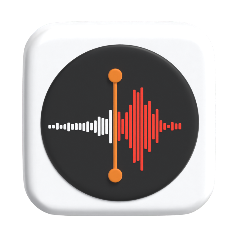 Voice Memos 3D Model