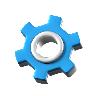 Gear Animated 3D Icon 3D Graphic