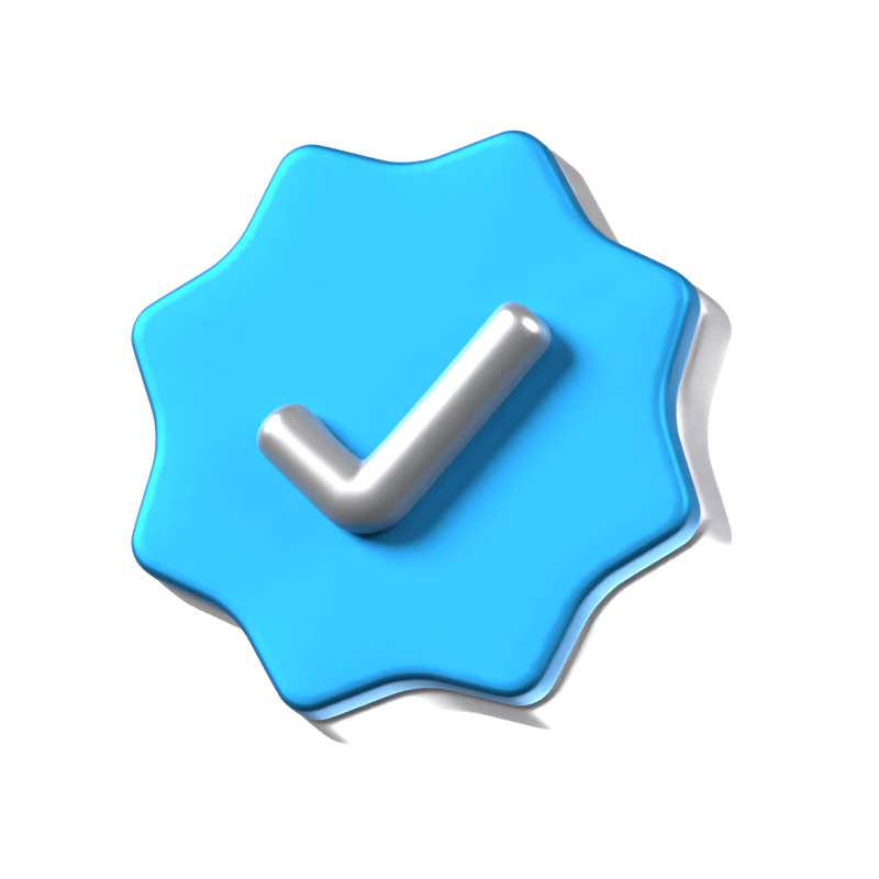 Approved Animated 3D Icon 3D Graphic