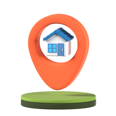 Finding Property Animated 3D Icon 3D Graphic