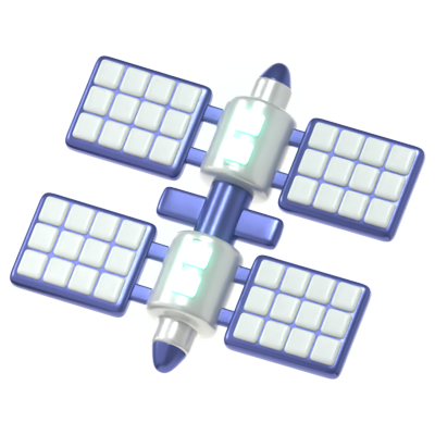 Space Station 3D Icon 3D Graphic