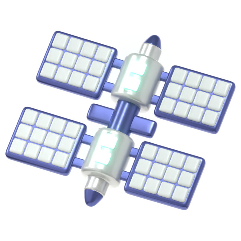 Space Station 3D Icon 3D Graphic