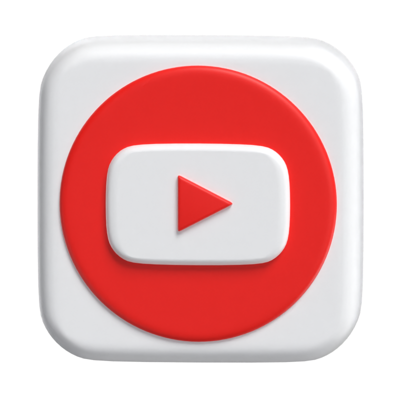 Youtube 3D Model 3D Graphic