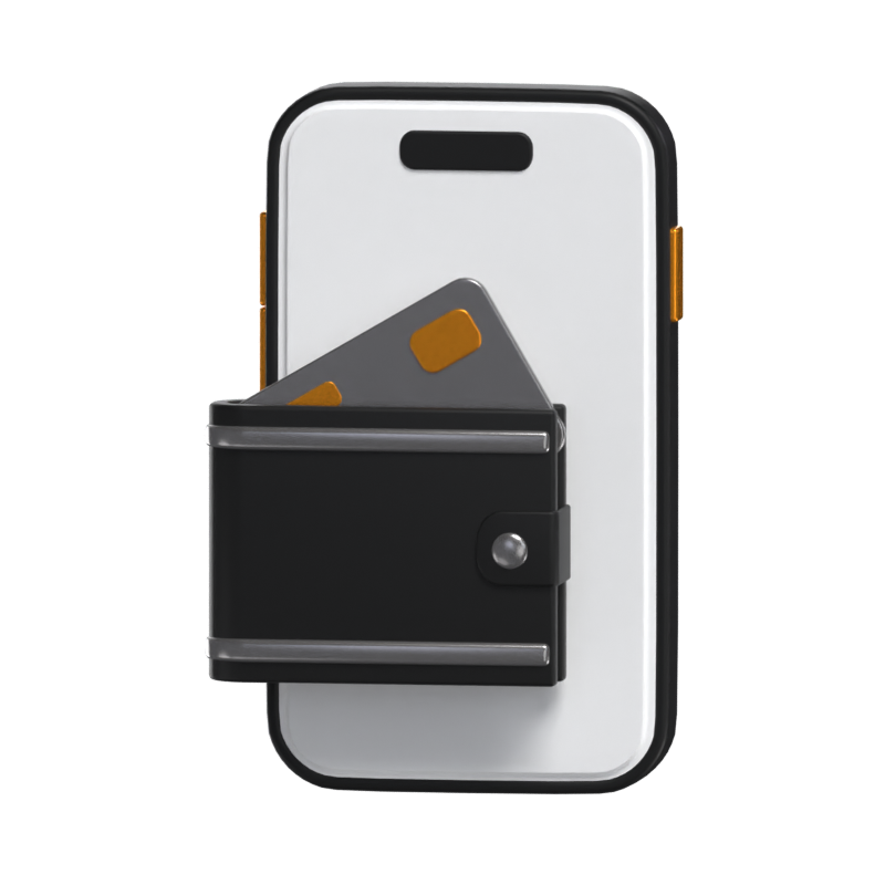 Mobile Wallet 3D Model