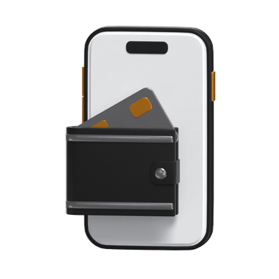 Mobile Wallet 3D Model 3D Graphic