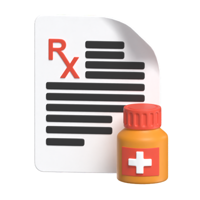 Prescription 3D Model 3D Graphic