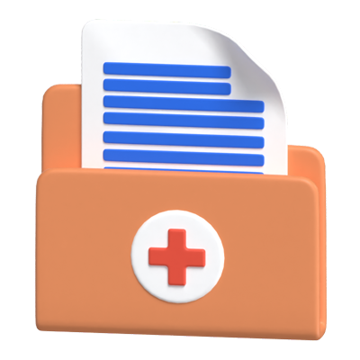 Medical File 3D Model 3D Graphic