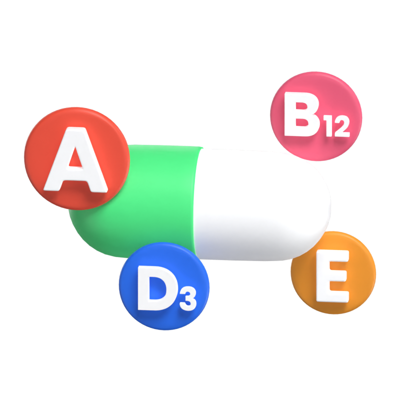 Modelo 3D de multivitamínico 3D Graphic