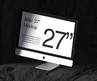 Macbook Pro 16 Inch 3D Mockup Apple Devices Set 3D Template