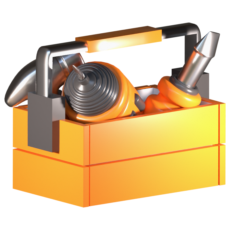 Tool Box 3D Icon 3D Graphic