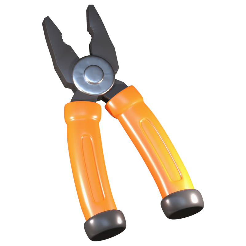 Pliers 3D Icon 3D Graphic